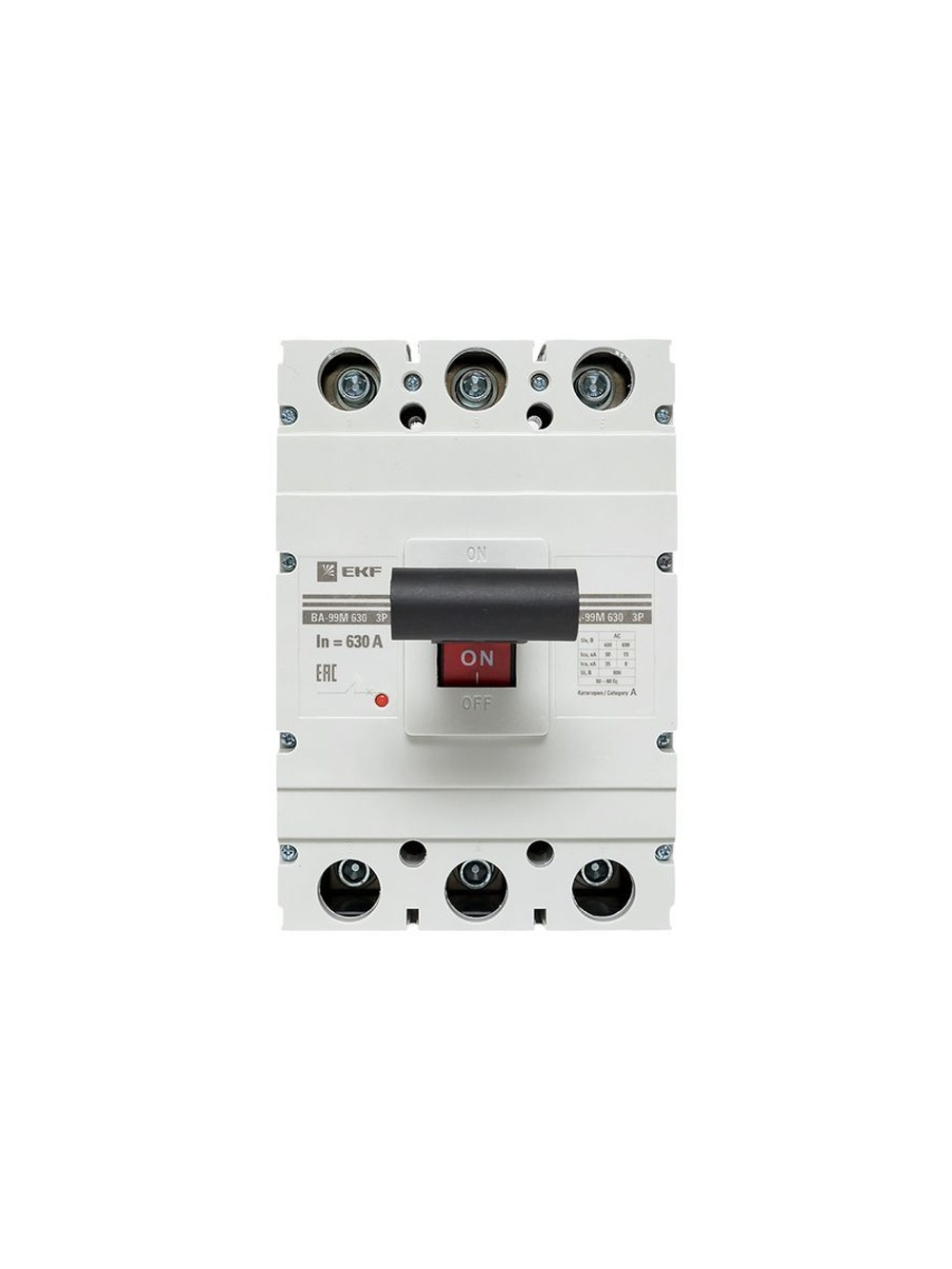 Выключатель автоматический 3п 630/630А 50кА ВА-99М PROxima EKF mccb99-630-630m