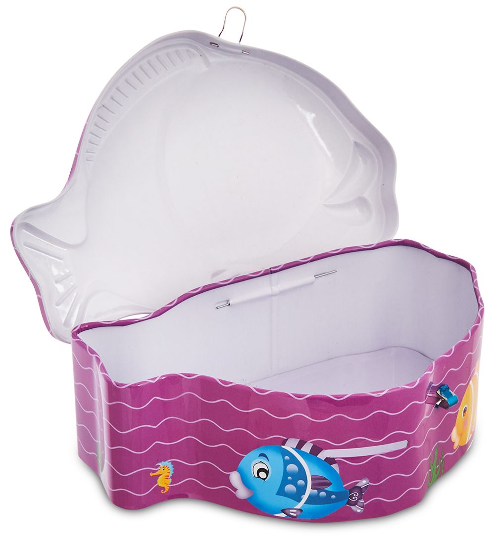 BX- 77/3 Металлическая копилка «Рыба»