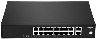 ST-NS216MB-GD PoE коммутатор 16 PoE портов и 2 Uplink порта
