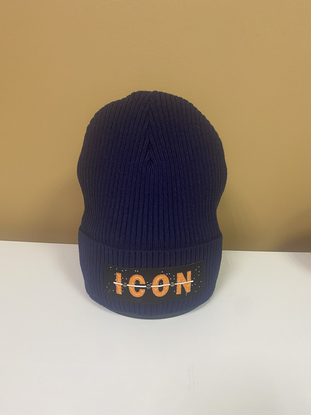 Шапка демисезонная для мальчика синяя, размер 50-54