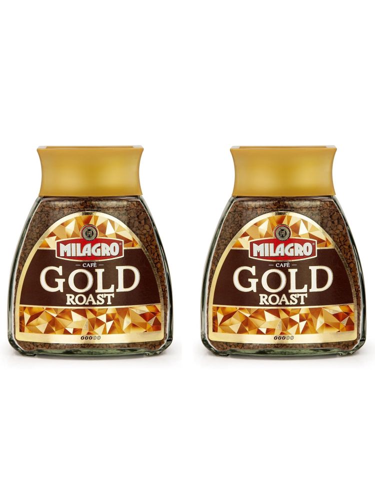 Кофе растворимый Milagro Gold Roast 190 г x 2 шт