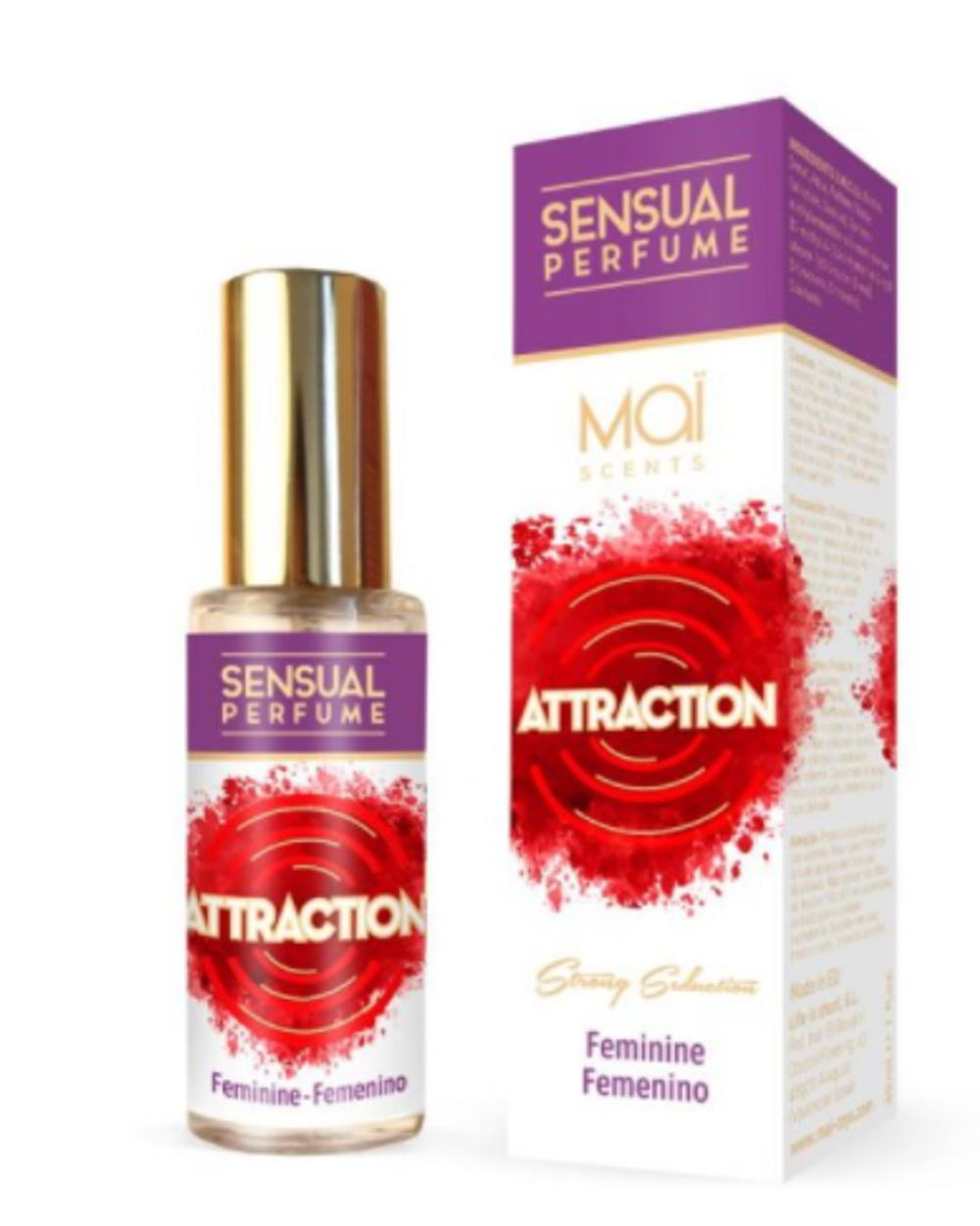 Парфюмерная вода «Phero perfume Feminine» серии Mai Attraction, 30 МЛ