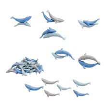 Материал счетный &quot;Киты&quot; (36 шт. 18 больших и 18 маленьких)