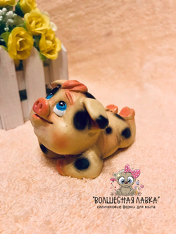 Силиконовая форма Мечтающий поросенок