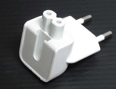 Адаптер-переходник Europlug (Евровилка) для блоков питания Apple