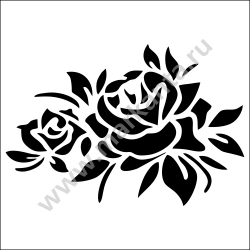 Наклейка "Тату-роза"