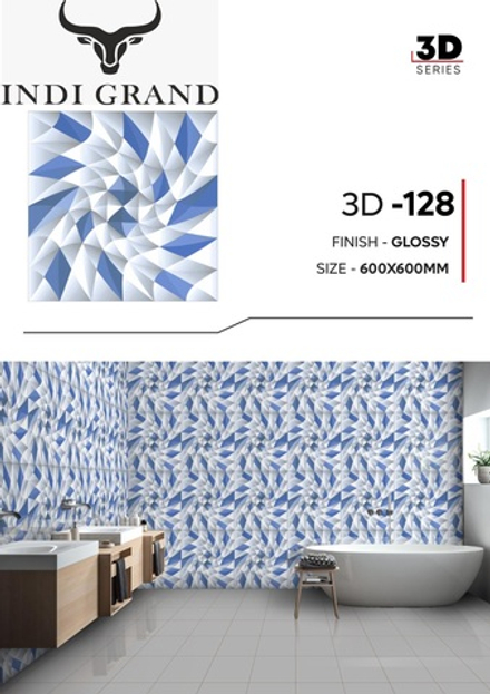 Керамогранит 3D 60х60 glossy-128