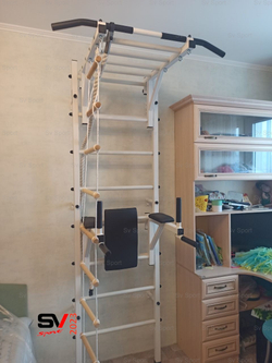 Монтаж шведской стенки Sv Sport в бетонные, кирпичные стены