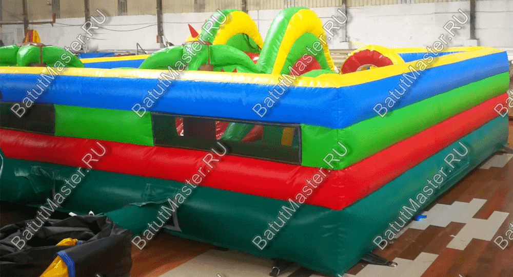 Надувной батут "Гусеничка"