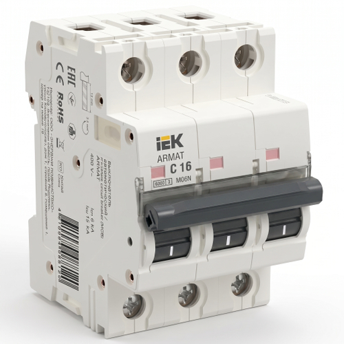 Авт. выкл. 3Р 16А 6кА C M06N ARMAT IEK