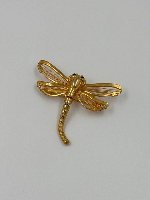 Брошь кулон Стрекоза