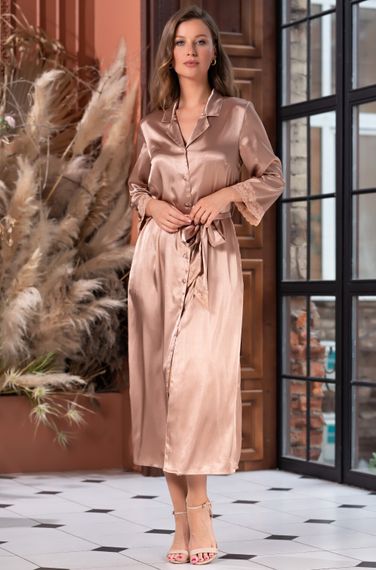 Женский халат на пуговицах  Mia-Amore ВИКТОРИЯ 7109