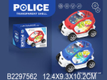Полицейская машина на бат. 12см, коробка 8899-136