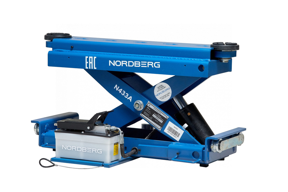 NORDBERG (N433A_B) Траверса пневмогидравлическая, 3 т, для подъемников N634, 4445J, 4450J, синяя