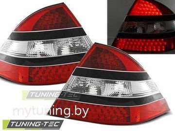 Задние фонари red black led для Mercedes S W220