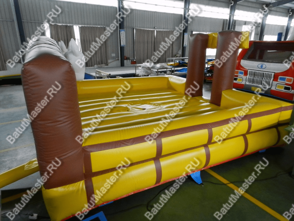 Надувной батут для аттракциона Родео "Дикий Запад", 5*5*3 м