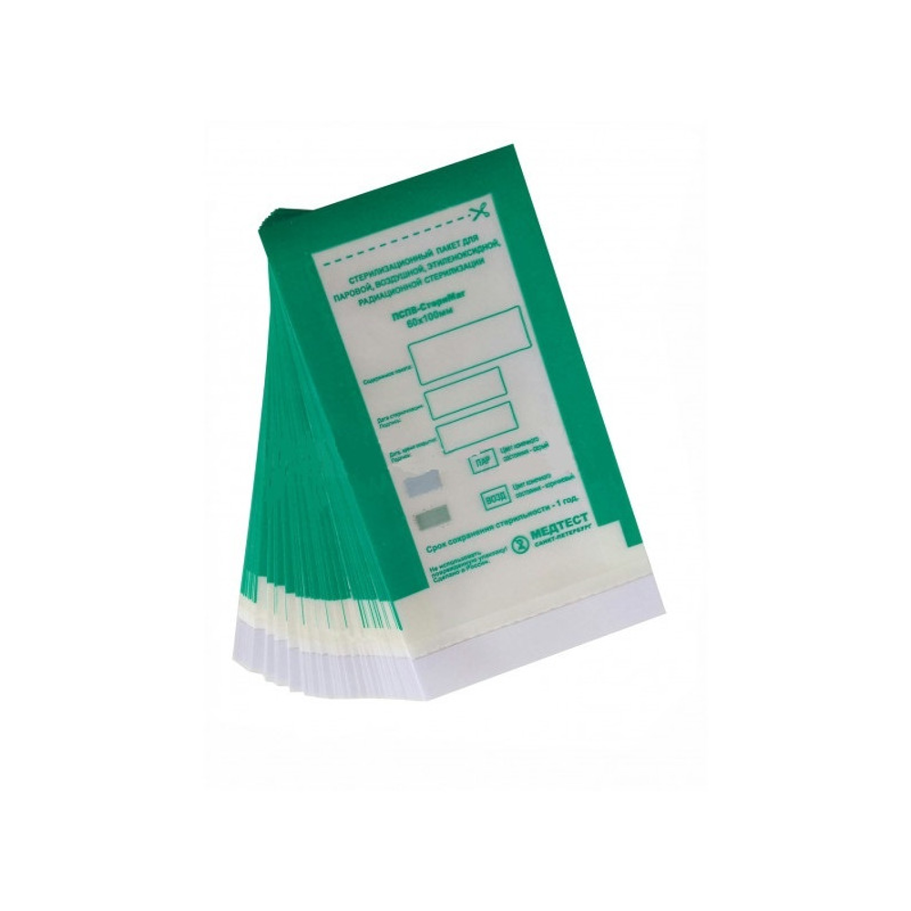 Крафт-пакет комбинированный МЕДТЕСТ 60*100 Крафт-пакет комбинированный МЕДТЕСТ 60*100