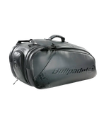 Сумка для падел Bullpadel Casual Black 2025, термокарманы и вентиляция