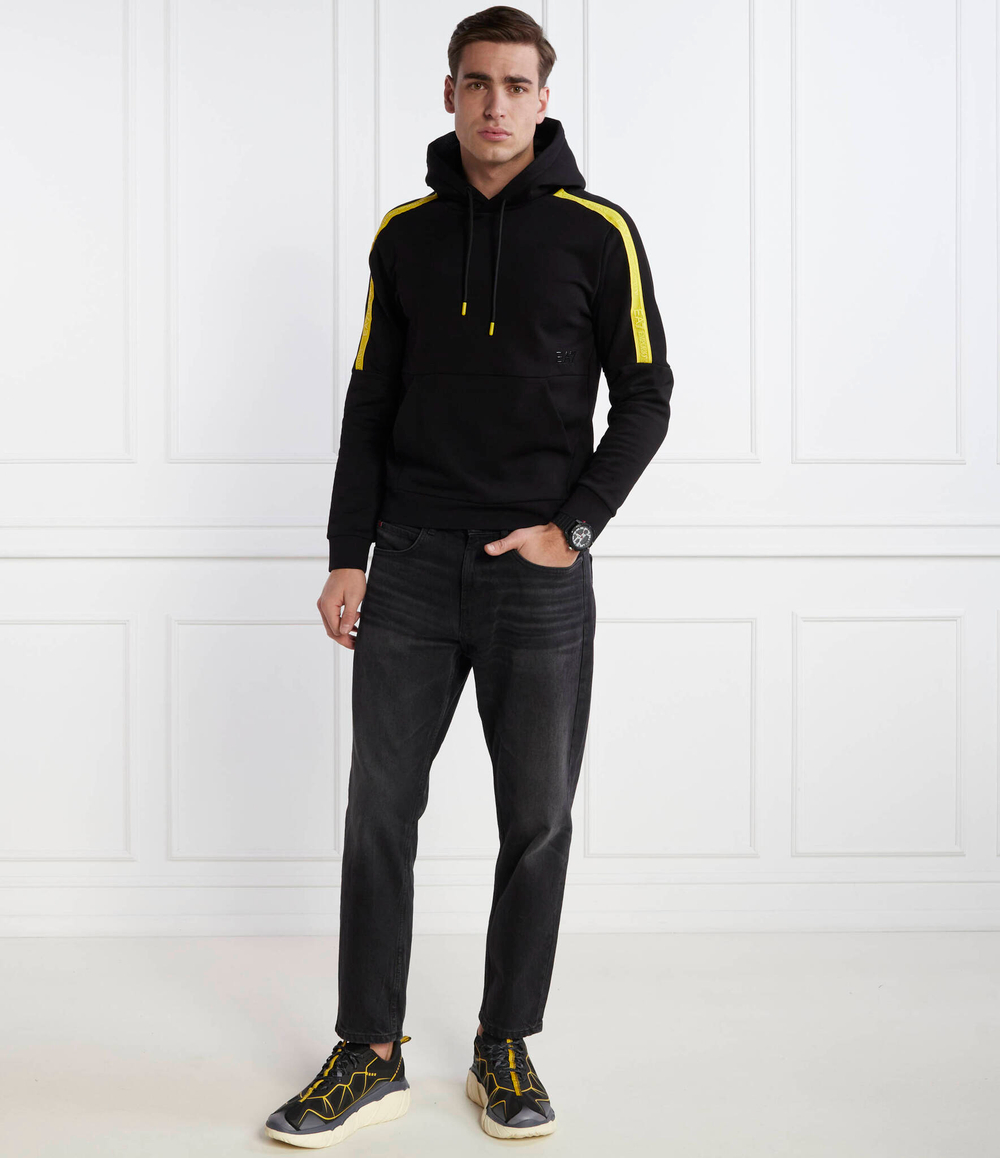 Худи EA7 - черный(3DPM57 PJEQZ)