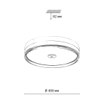 Потолочный светодиодный светильник Sonex ETERNA 7727/76L