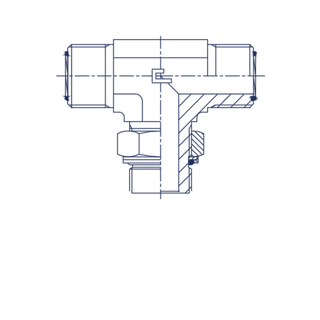 Штуцер FRTA D14 ORFS 1 - BSP 1/2