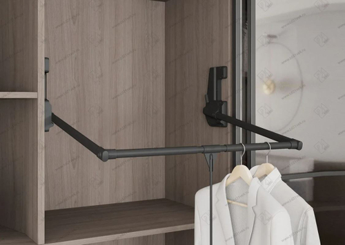 S-6014-A Пантограф Starax, (850-1150x290x900 мм), нагрузка 15 кг, антрацит