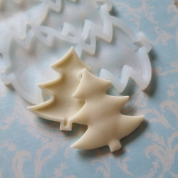 Силиконовая форма для леденцов «Елочки  погремушки 3 в 1»