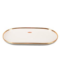 Блюдо сервировочное "Royal line.Gray" 30*16,3*3см. (min4) (транспортная упаковка)