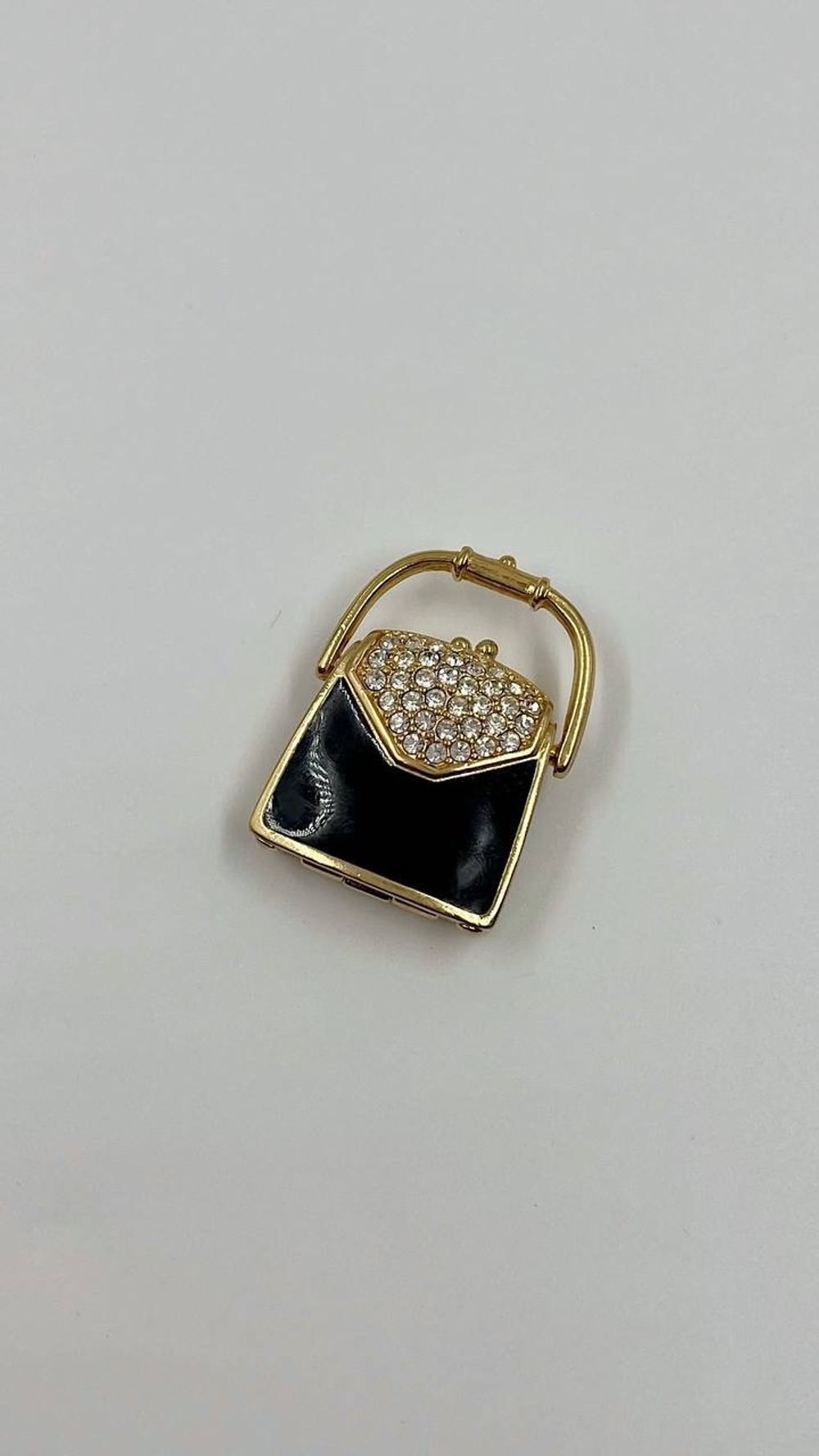 Брошь Сумочка Swarovski
