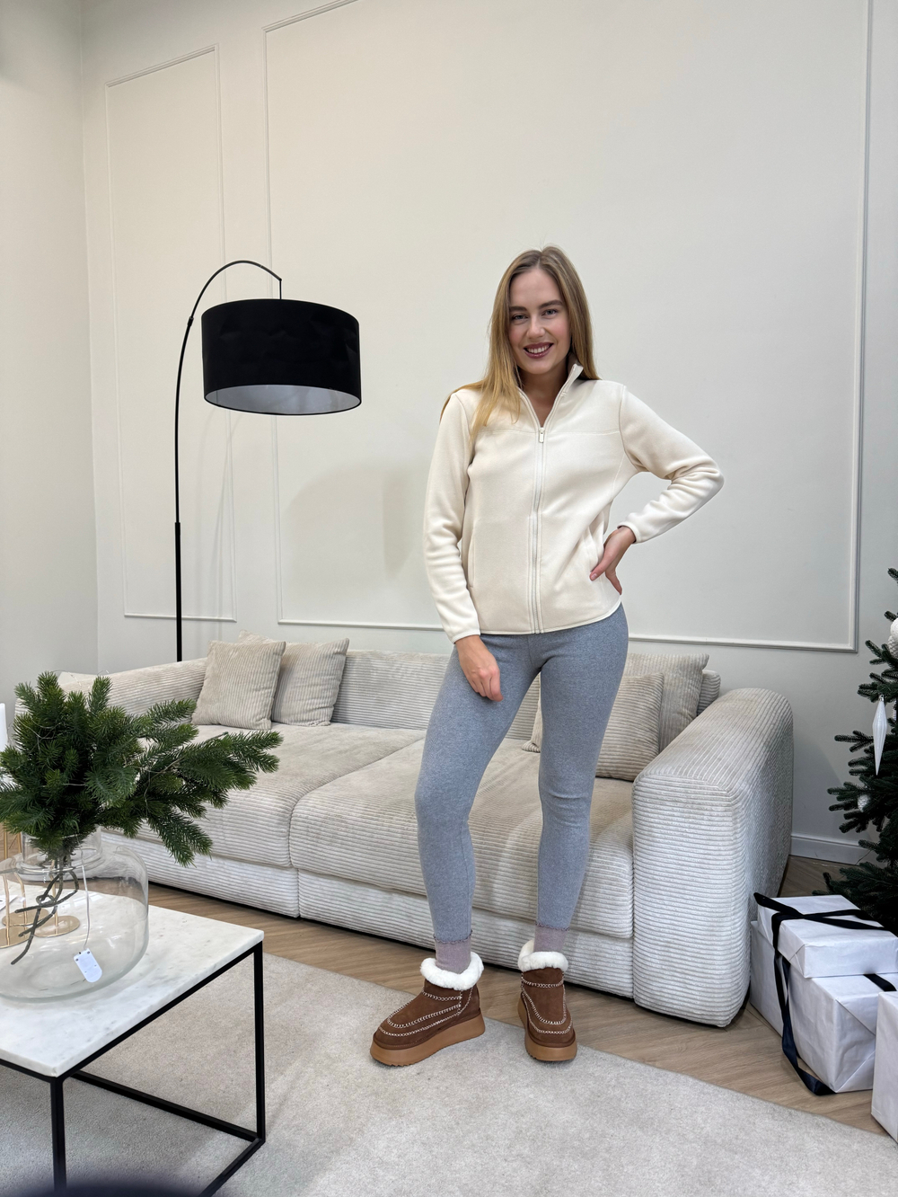 Флиска Apres Ski молочный