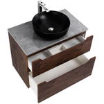 Тумба под раковину BelBagno Etna-H60 90 ETNA-H60-900-2C-SO-RW-P подвесная Rovere Moro