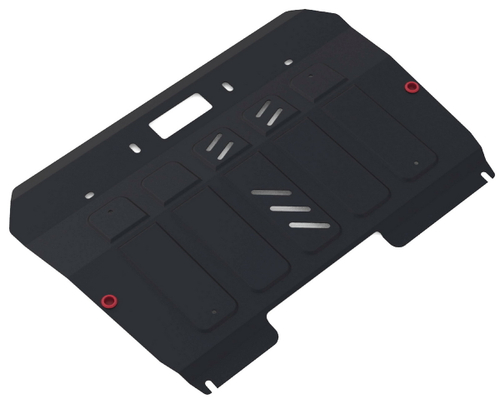 Защита картера и КПП АвтоБроня для Mazda CX-7 (V - 2.3) 2006-2012/Mazda CX-9 I (V - 3.7) 2007-2015, штампованная, сталь 1.8 мм, с крепежом, 111.03806.3