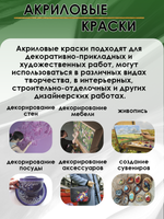 Акриловая краска глянцевая «Травяная»