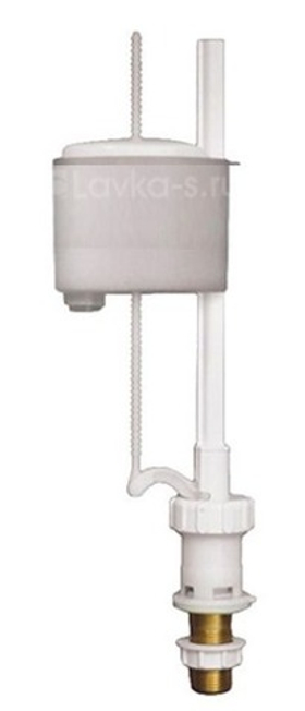 Арматура компл. BERGES нижн. подводка 1/2" кнопка,латунь