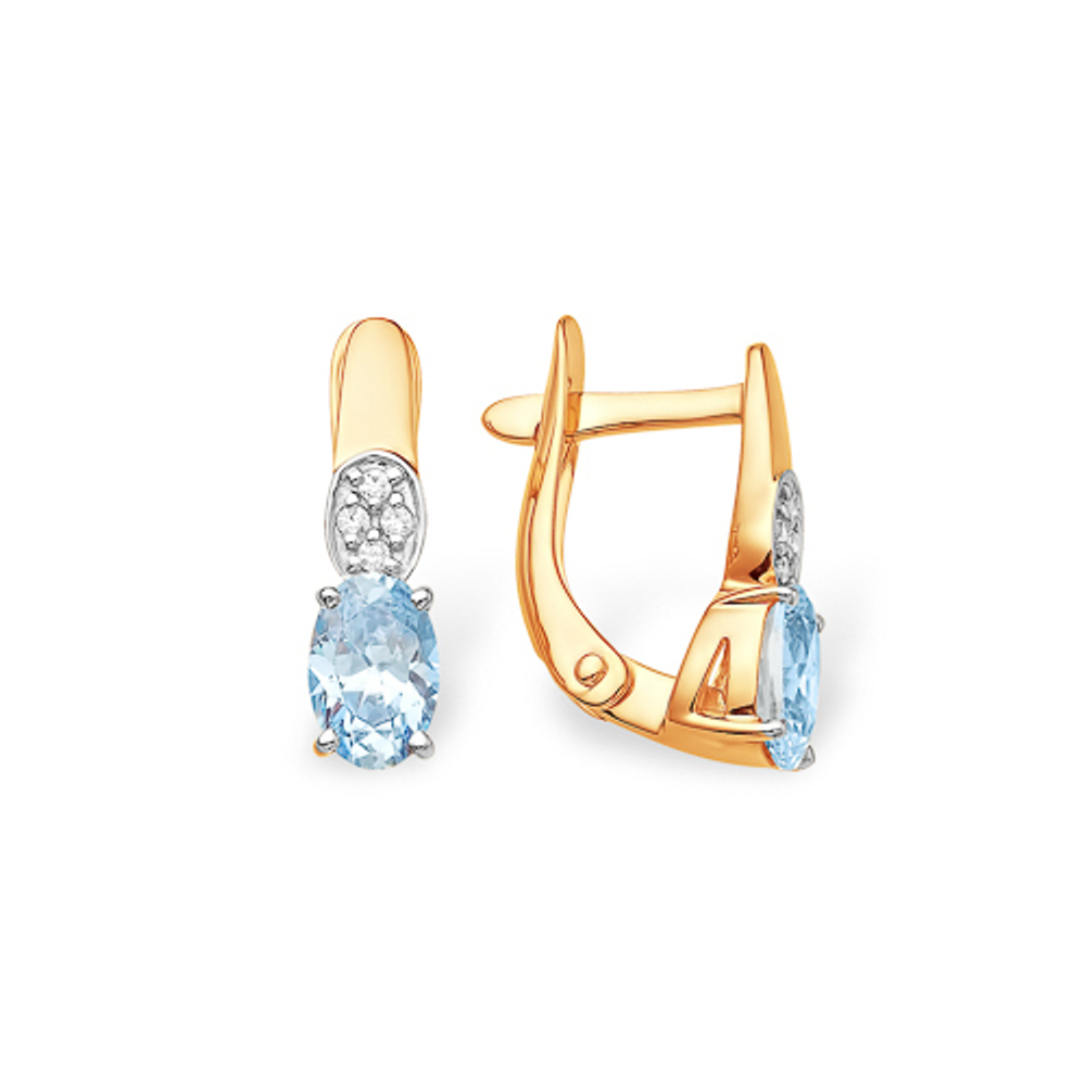Серьги из золота 585 пробы
