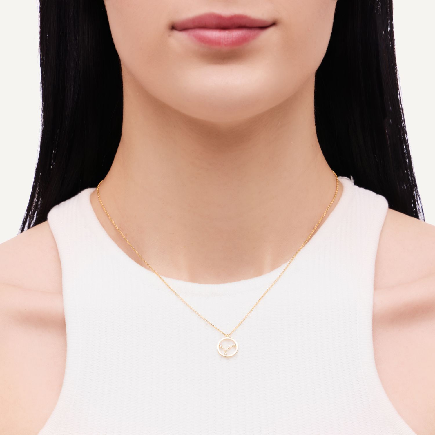 Колье Gold Zodiac Necklace