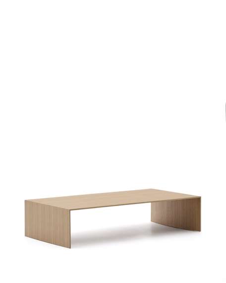 Litto Журнальный столик из шпона дуба натурального цвета 140 x 70 см