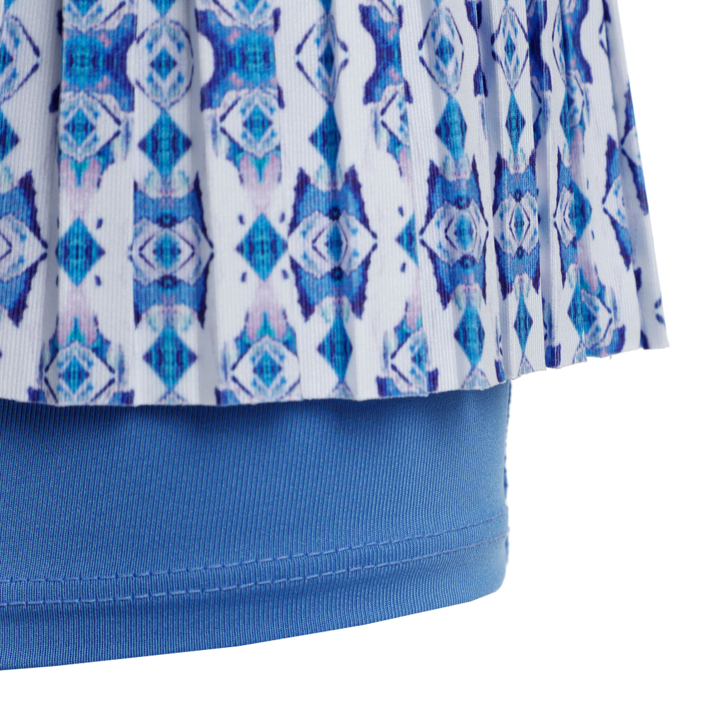 Женская теннисная юбка Lucky in Love Monterey Pleated Scallop Skirt Women - Multicoloured