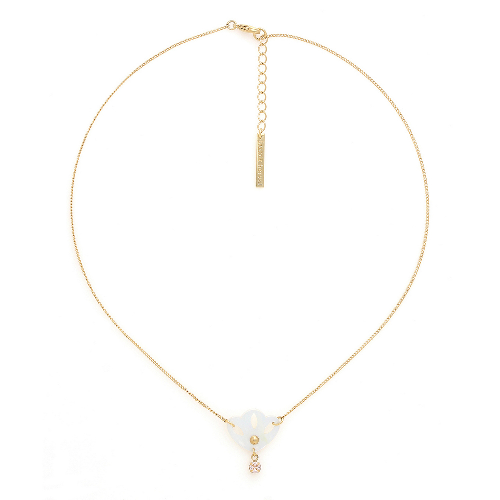 Колье Franck Herval, Angelique, с перламутром и стразами, FH26.1-15-64510 (белый)