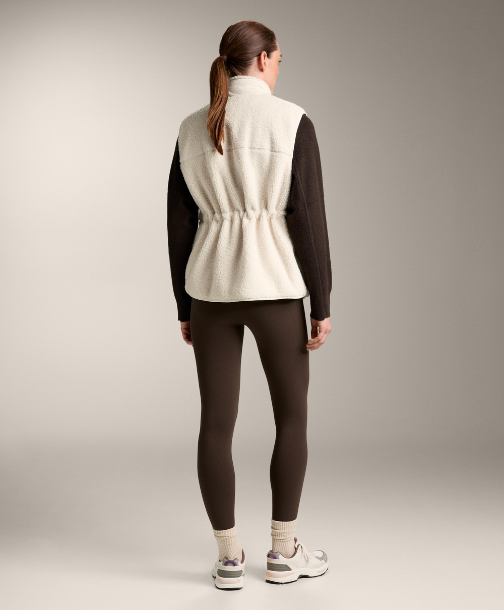 Oysho Жилет из искусственной овчины, экрю