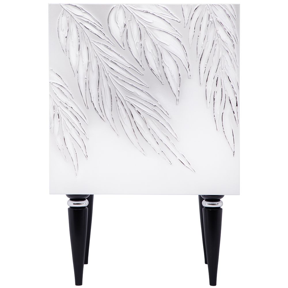 Тумба прикроватная Тропик Классика Айс Найт Сильвер левая