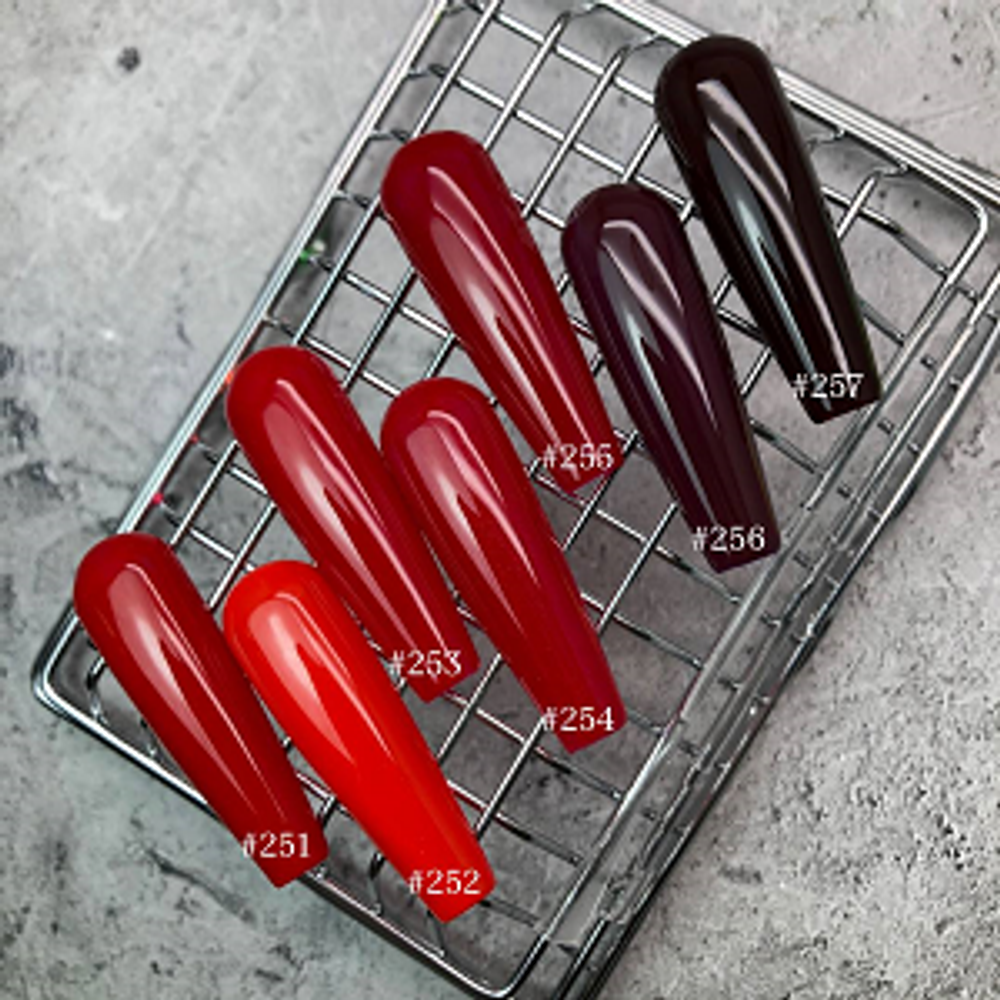 Гель-лак SHE RED WINE 255, 10мл