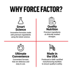 Force Factor, КЛК, 1000 мг, 90 мягких таблеток