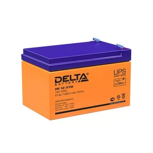 Аккумуляторные батареи Delta HR 12-51 W