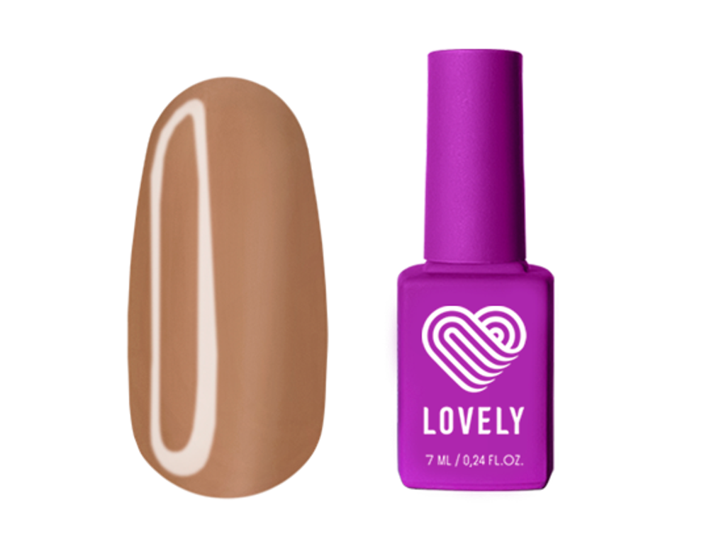 LOVELY Гель-лак Vitrage Nude VN05 (витражный), 7 ml