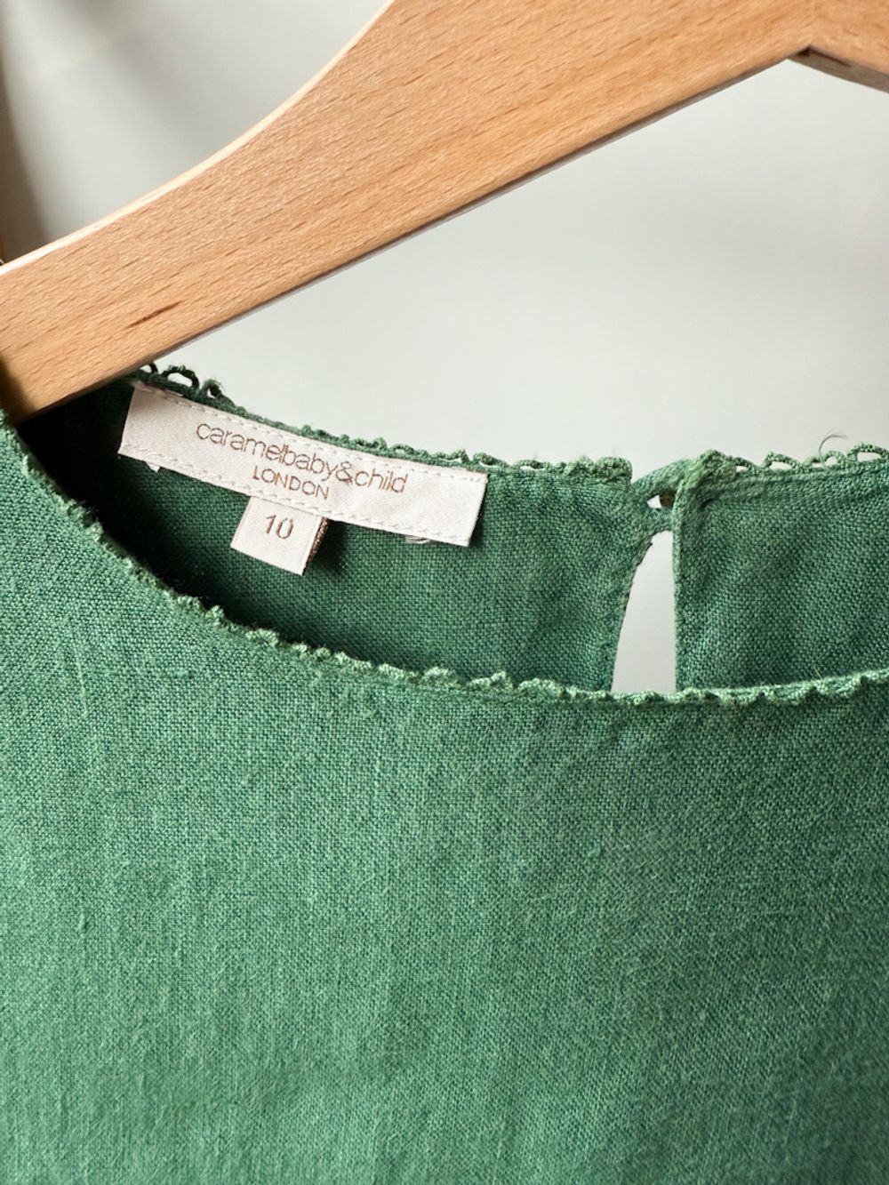 Льняное платье Caramel, 140