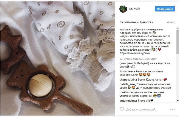 Фотоотзыв о погремушках леснушки @vasilyeah