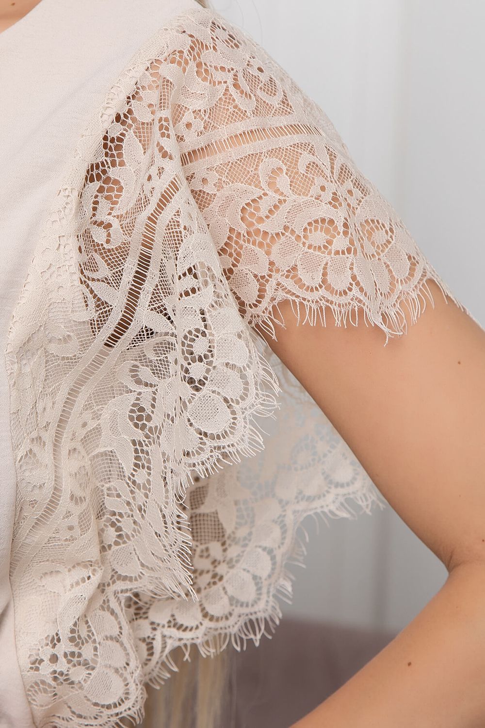 Блуза "Мадина" (экрю) Б5957 LT Collection (Акция)