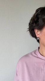 Серьги биколор