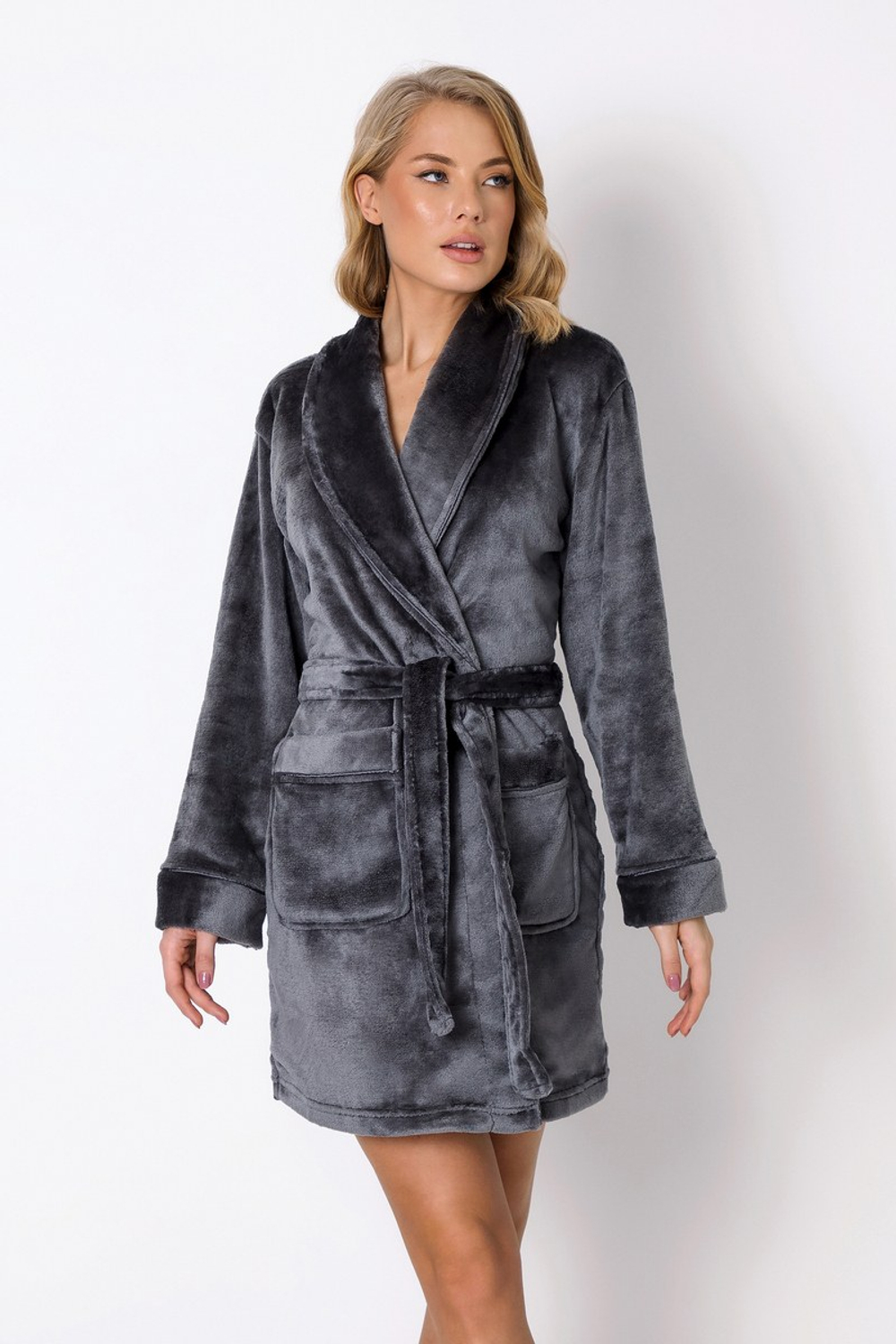 EVE DARK GREY Халат женский
